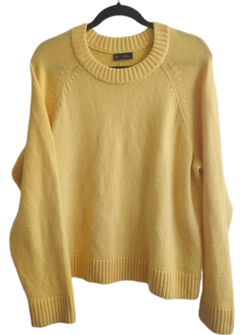 GAP Sunny Yellow CashSoft Crewneck Sweater